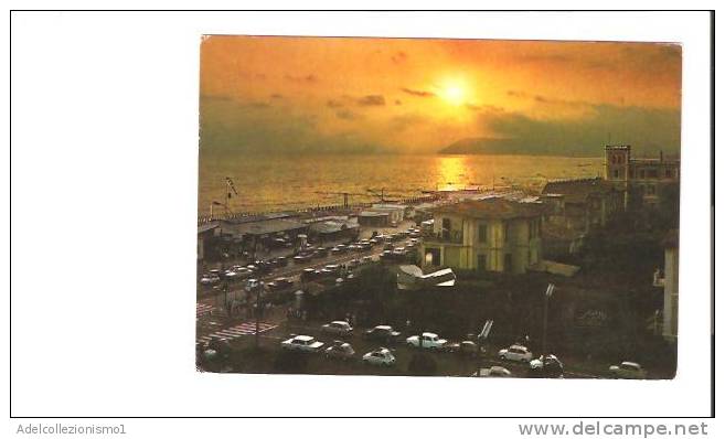 15816)cartolina Illustratoria Marina Di Massa - Tramonto - Massa