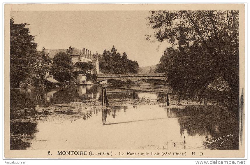 CPA MONTOIRE - LE PONT SUR LE LOIR - Montoire-sur-le-Loir