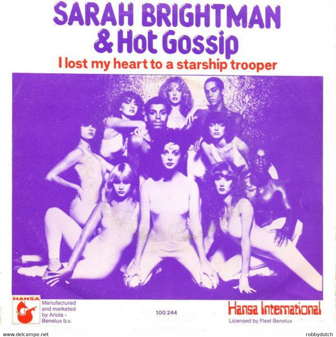 * 7" *  SARAH BRIGHTMAN & HOT GOSSIP - I LOST MY HEART TO A STARSHIP TROOPER (NL 1978) - Disco, Pop