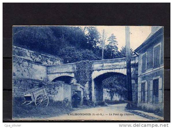 95 VALMONDOIS Pont Du Chateau, Charette, Ed Photo Edition, 1929 - Valmondois