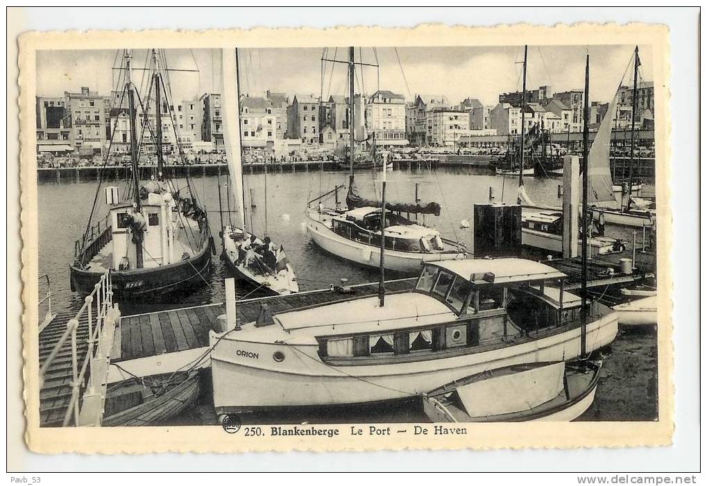 Blankenberge : De Haven- Le Port  Boten ORION & RYCO - Blankenberge