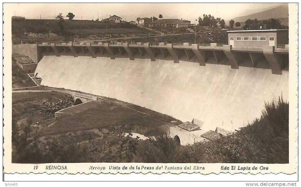 REINOSA-arroyo ,vista De La Prasa De Pantana Del Ebro - Cantabria (Santander)