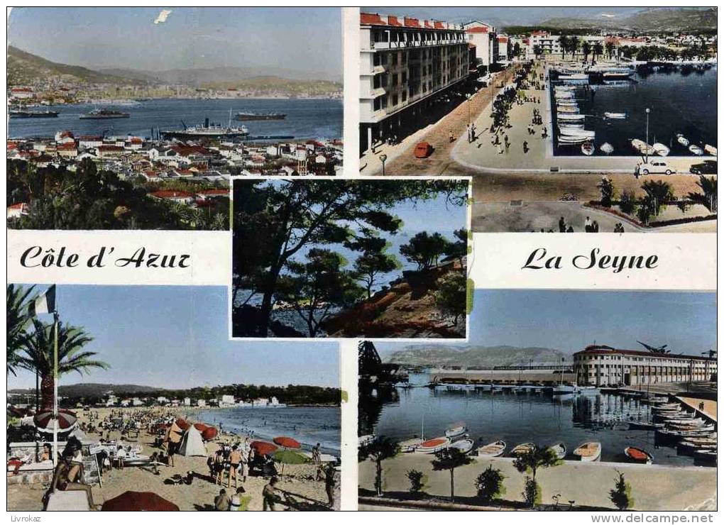 Var, La Seyne Sur Mer. Carte Multivues (1957) - La Seyne-sur-Mer