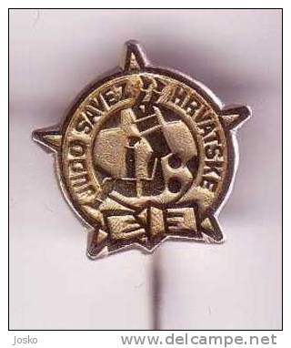 KROATIEN JUDO FEDERATION  ( Croatia Pin ) - Judo