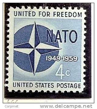 NATO - USA 1959 Yvert # 666 - MINT NH ** - NATO