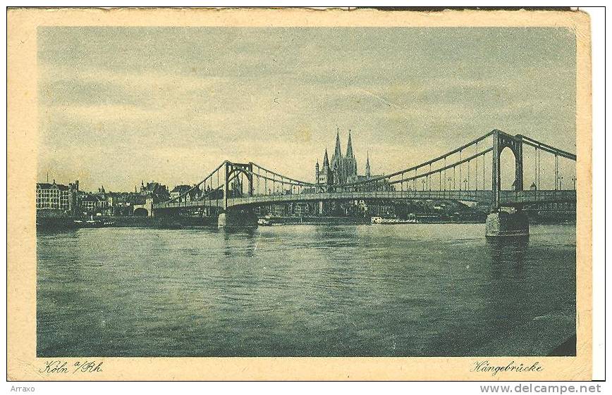 Koln - Hangebrucke - Köln