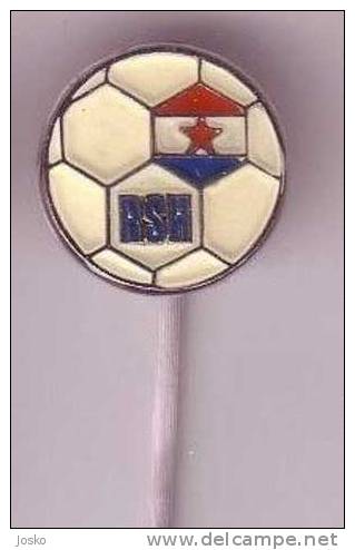 CROATIA HANDBALL FEDERATION - Vintage Pin Badge Hand-ball Association Balonmano Pallamano Palla A Mano Anstecknadel - Pallamano