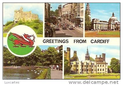 GREETINGS FROM CARDIFF. - Glamorgan