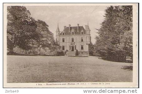 MONTFAUCON SUR MOINE Château De La Jarry 1945 - Montfaucon