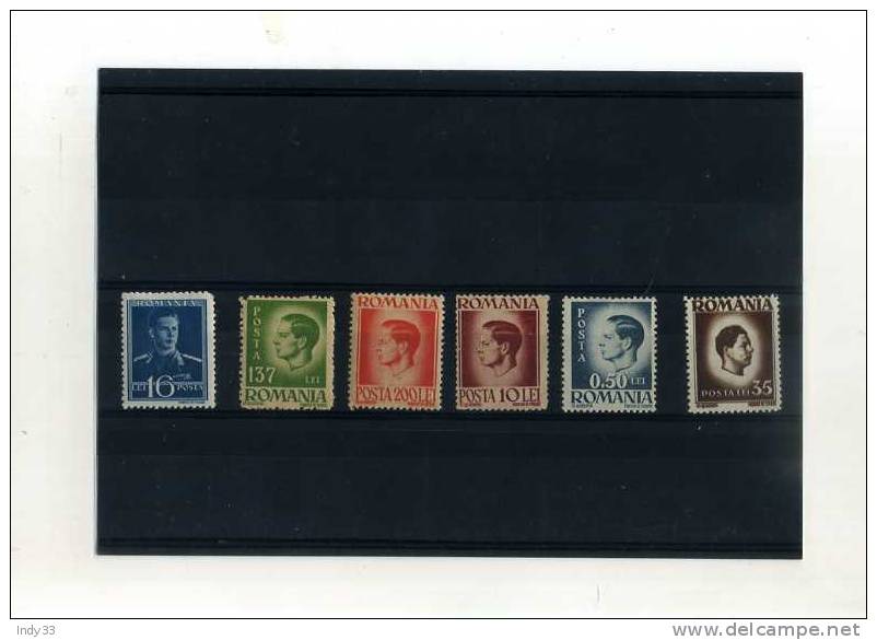 -  ROUMANIE 1918/48 . TIMBRES NEUFS  . - Ongebruikt