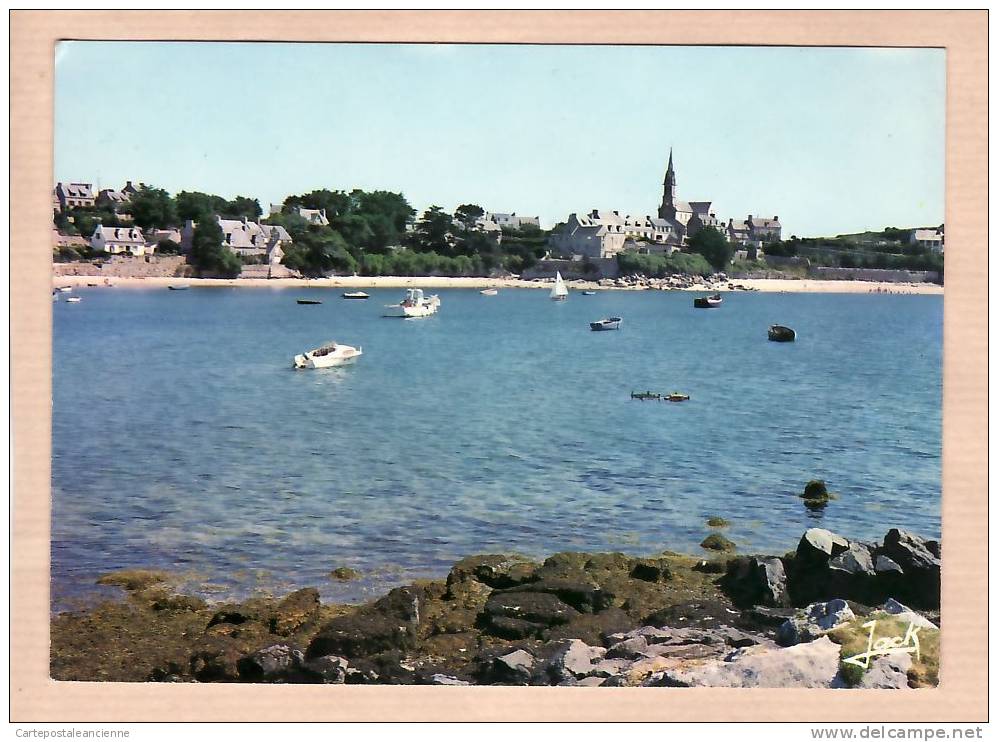 29 ILE BATZ EGLISE VUE PORT 1980s COULEURS BRETAGNE ¤ Editions ART JACK N°2726 ¤ FINISTERE ¤7172A - Ile-de-Batz