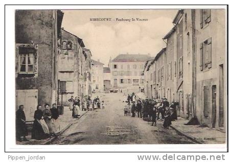 88 MIRECOURT * Faubourg St-Vincent * Très Belle CPA Animée 1919 - Mirecourt