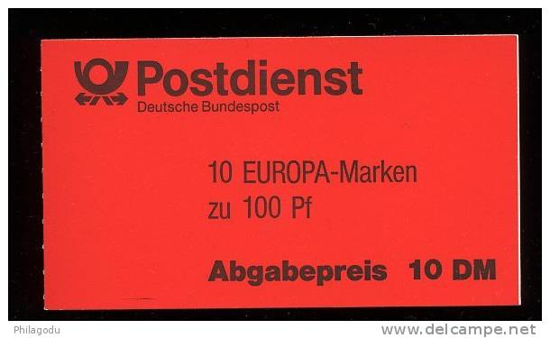 Allemagne Deutchland  Carnet 10x Europa 1994 - 1994