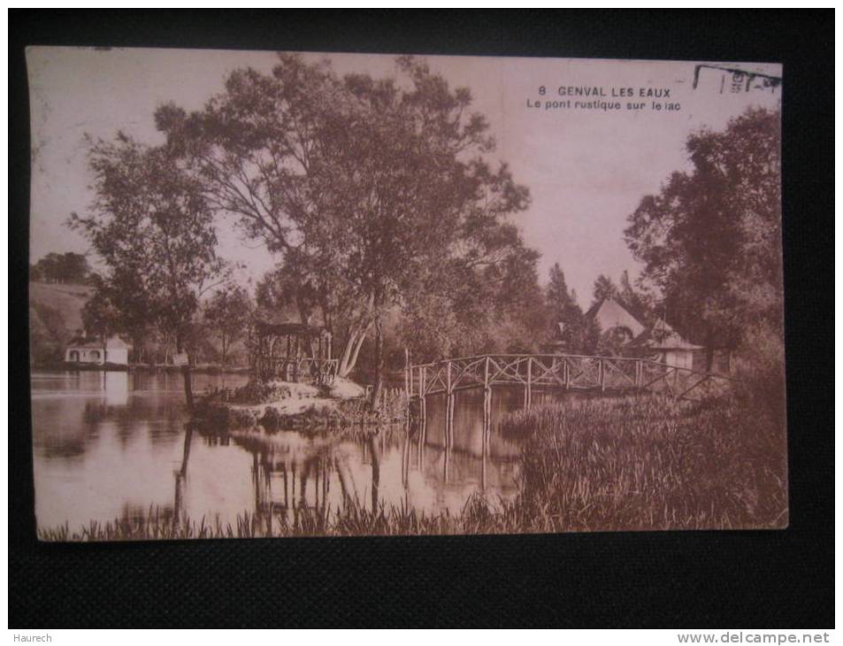 Genval-les-eaux. Le Pont Rustique Sur Le Lac, N°8 - Rixensart