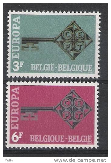 Belgie OCB 1452 / 1453 (**) - 1968