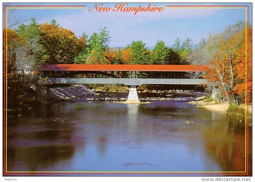 Conway New Hampshire - Pont Couvert - Covered Bridge Saco River - Neuve - Other & Unclassified