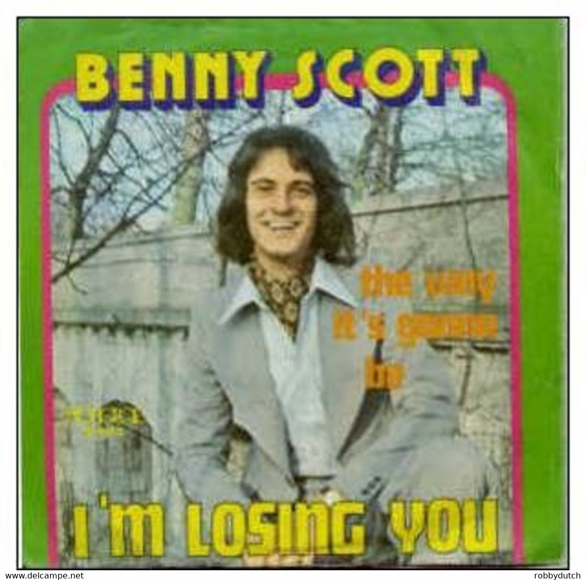 * 7" *  BENNY SCOTT - I'M LOSING YOU (Belgium 1976) - Disco, Pop