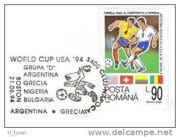 Football Coupe Du Monde 1994, Groupe D: Argentine, Grèce ... Soccer WORLD CUP,USA - Argentina, Greece, Nigeria, Bulgaria - 1994 – USA