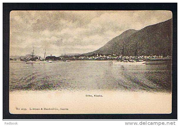 Early Postcard Sailing Ships At Sitka Alaska USA - Ref 271 - Sitka