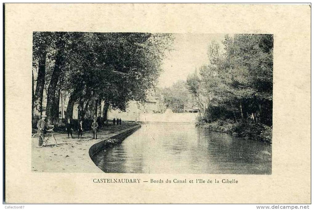 11 - AUDE - CASTELNAUDARY - BORDS Du CANAL Du MIDI Et L'ILE De La CIBELLE - Castelnaudary