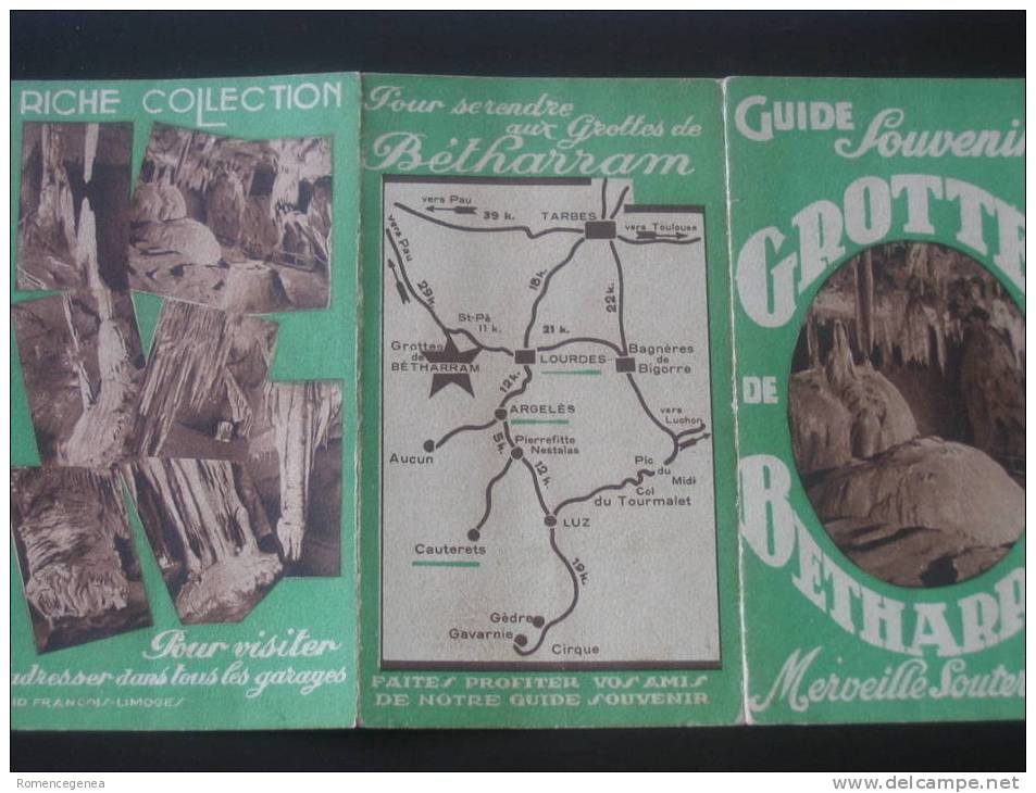 Guide Souvenir - GROTTES DE BETHARRAM - Merveille Souterraine - Richement Illustré - Scan Complet - Petit Prix ! - Midi-Pyrénées