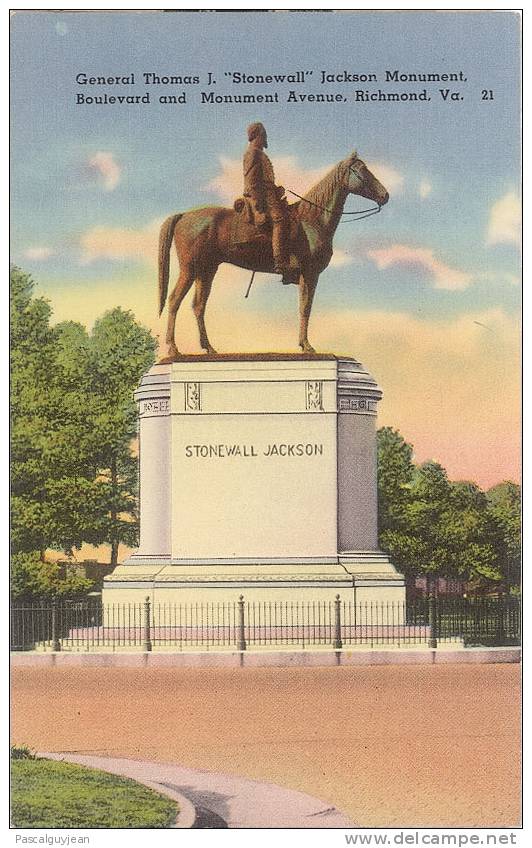 CPA JACKSON MONUMENT, RICHMOND - Richmond