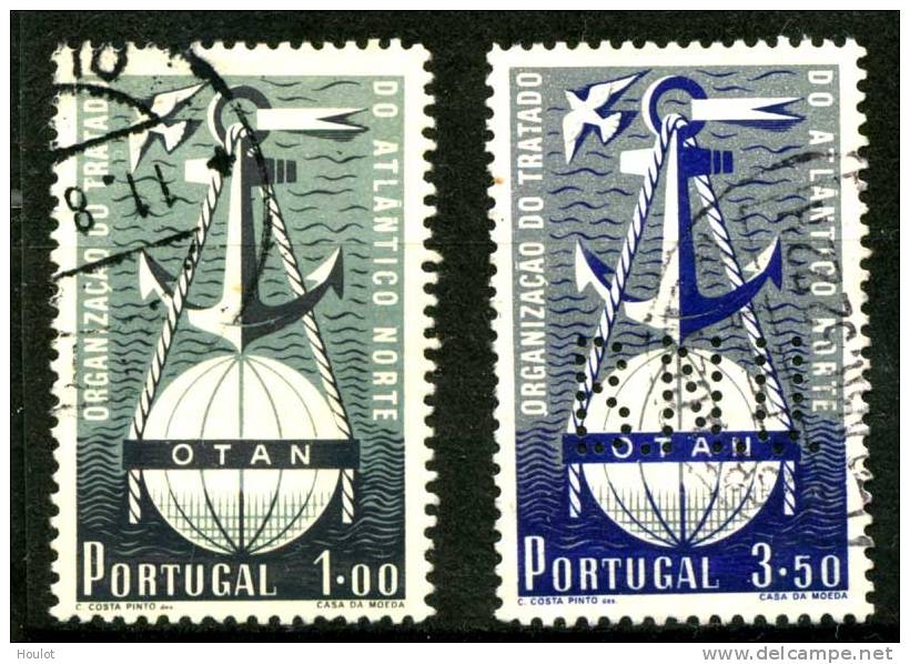 Portugal Mi. N° 778/79 Gestempelt, 1952, 3 Jahre Nordatlantikpakt (OTAN = Organisação De Tratado Do Atlantico Norte - Used Stamps