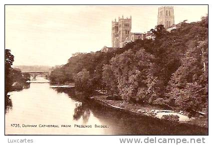 5735. DURHAM CATHEDRAL FROM PREBENDS BRIDGE . - Other & Unclassified
