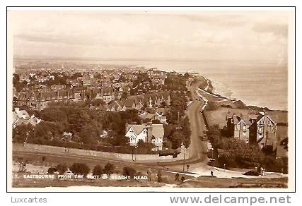 7. EASTBOURNE FROM THE FOOT OF BEACHY HEAD. - Eastbourne