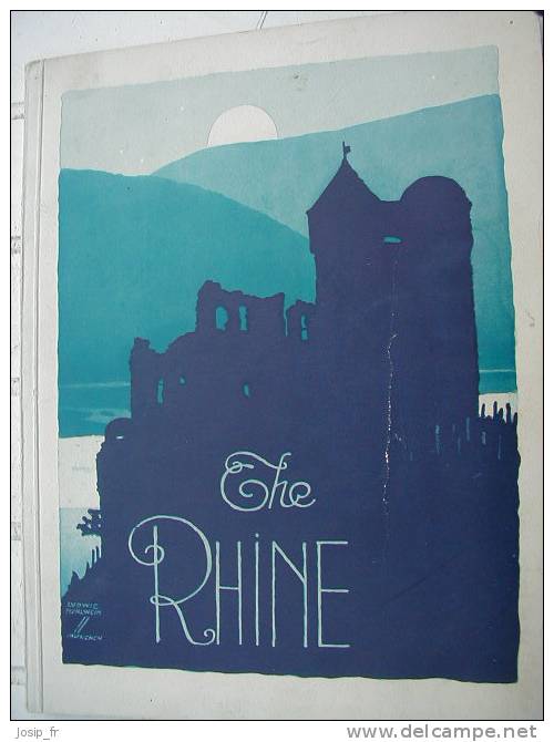 The RHINE (le Rhin, Der Rhein) Livre 1927 En Anglais - Europa