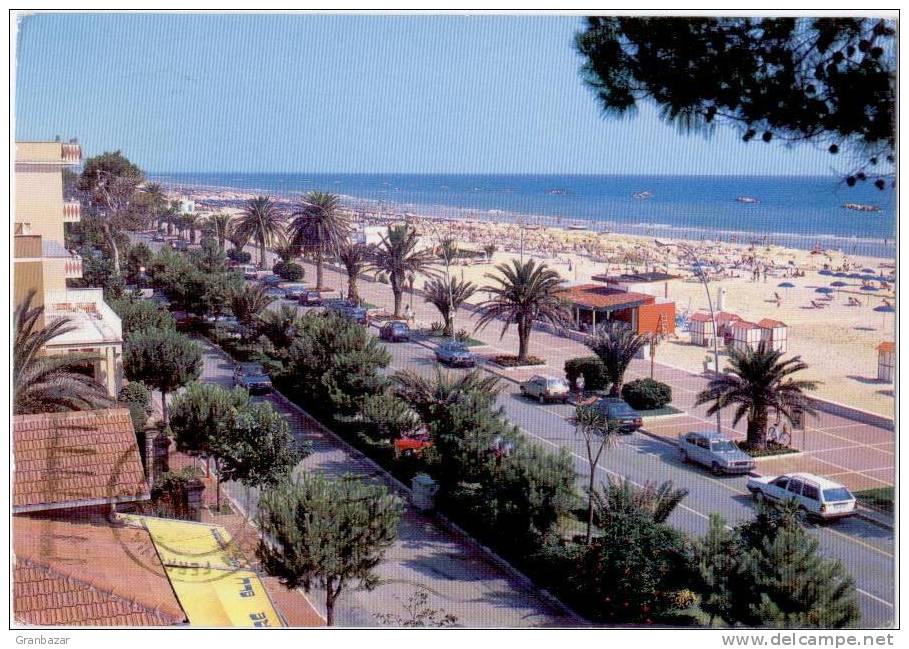 ROSETO DEGLI ABRUZZI, IL LUNGOMARE, VG 1988, ANIMATA - Teramo