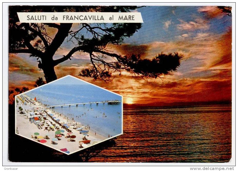 FRANCAVILLA A MARE, VEDUTINE, VG 1968 - Chieti