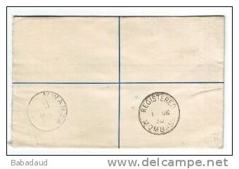 Tanganyika 1927 Registered Envelope From Mwanza To Glasgow, Scotland. - Tanganyika (...-1932)