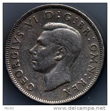 Grande-Bretagne 2 Shillings 1948 Ttb - J. 1 Florin / 2 Shillings