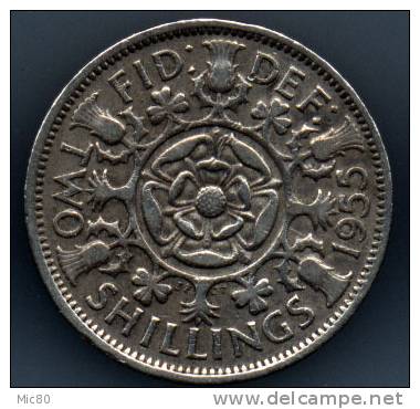 Grande-Bretagne 2 Shillings 1955 Ttb+ - J. 1 Florin / 2 Shillings