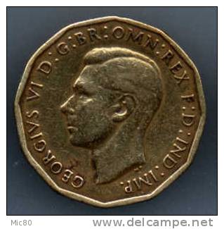 Grande-Bretagne 3 Pence 1944 Ttb+ - F. 3 Pence