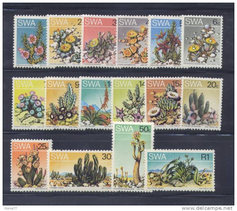 PB236 - S.W.A. SOUTH WEST AFRICA , Cactus Serie 318/333  *** - Africa Del Sud-Ovest (1923-1990)