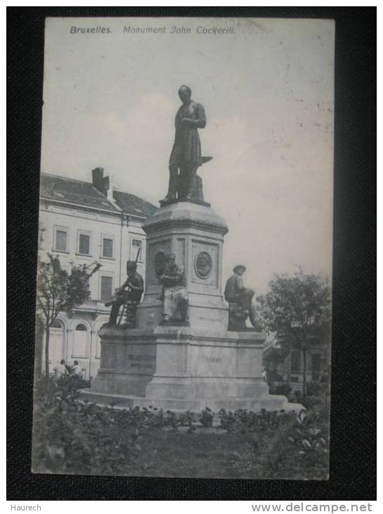 Bruxelles. Monument John Cockerill - Berühmte Personen