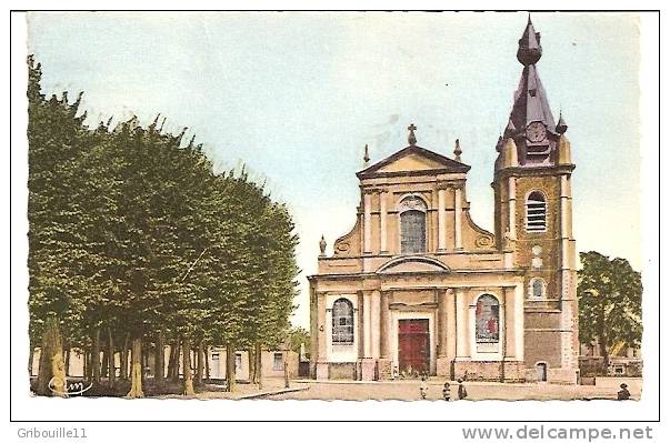 CONDE SUR ESCAUT   -   ** L´EGLISE SAINT WASNON **    -    Editeur : COMBIER  De Macon - Conde Sur Escaut