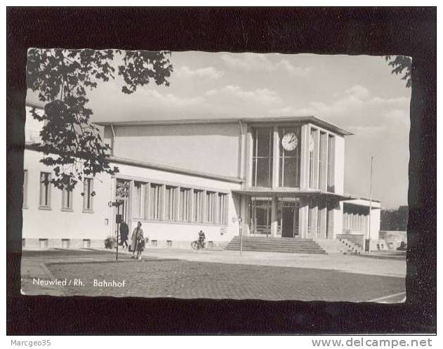 Neuwied/rh Bahnhof édit.naupold Belle Cpsm - Neuwied