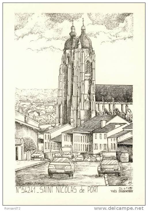 54 SAINT-NICOLAS-DE-PORT  - Illustration Yves Ducourtioux - Saint Nicolas De Port