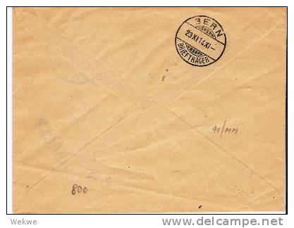 Gr-Ng050/ GRIECHENLAND -  Epirus, Einschreiben, EF Provisorium 1914 - Covers & Documents