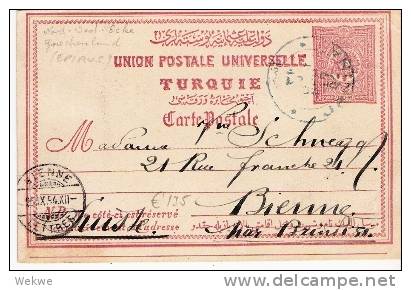 Gr-Ng064/ Epirus (Janina) 1894. Ganzsache I.d.Schweiz - Enteros Postales