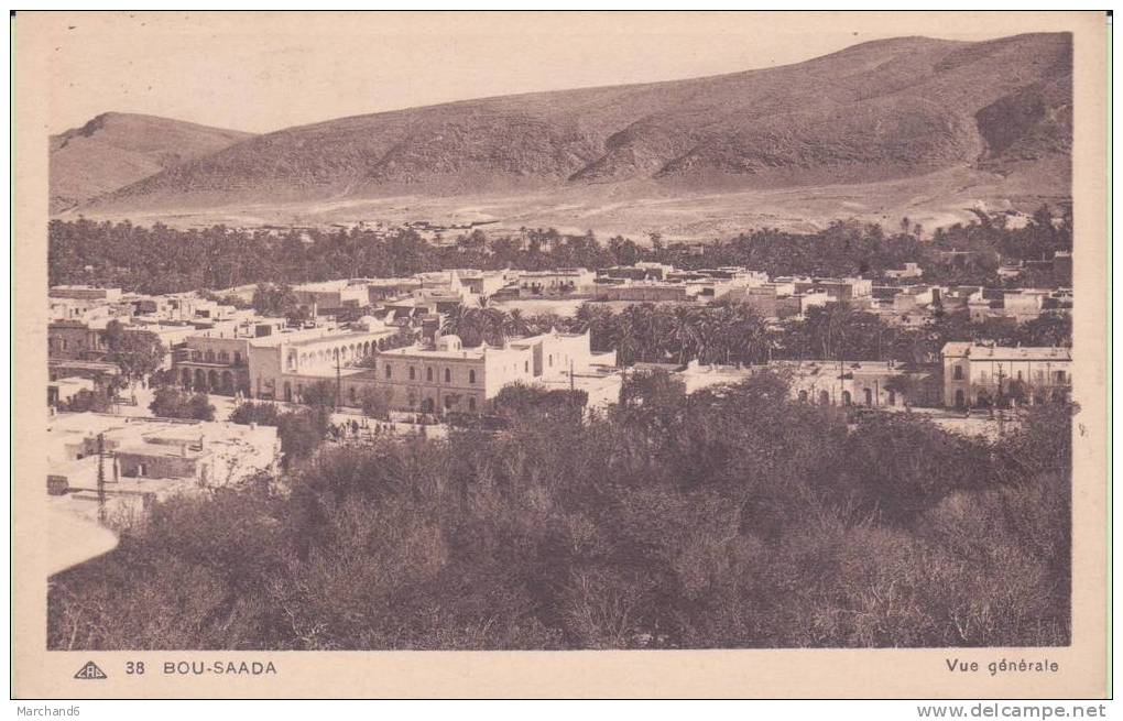 ALGERIE.BOU SAADA.VUE GENERALE  ...SCAN DOS JOIN - Saida