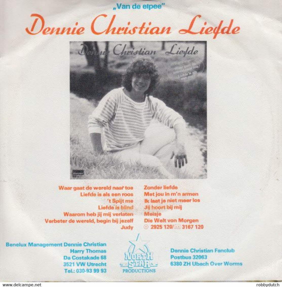 * 7" *  DENNIE CHRISTIAN - WAAR GAAT DE WERELD NAAR TOE (Holland 1981) - Sonstige - Niederländische Musik