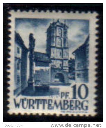 WURTTEMBERG   Scott #  8N 3**  VF MINT NH - Württemberg