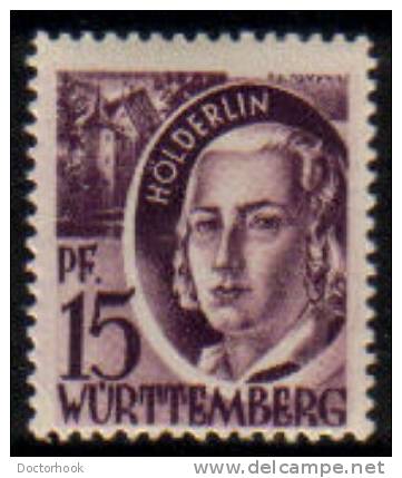 WURTTEMBERG   Scott #  8N 5*  VF MINT LH - Württemberg