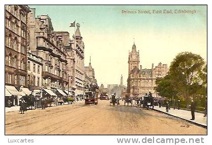 PRINCES STREET , EAST END. EDINBURGH. - Midlothian/ Edinburgh