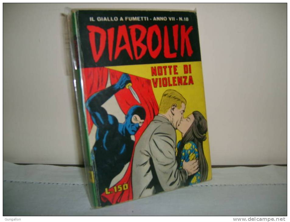 Diabolik  (Astorina 1968) Anno VII° N. 18 - Diabolik