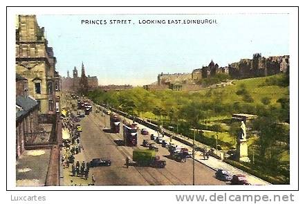 PRINCES STREET LOOKING EAST. EDINBURGH. - Midlothian/ Edinburgh